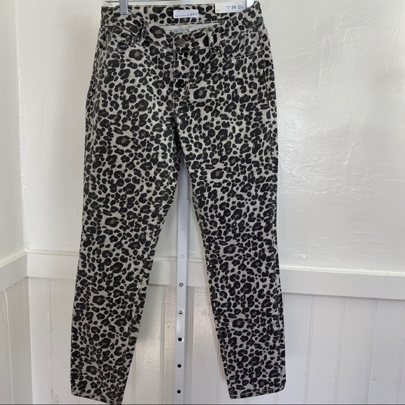 LOFT Denim - Loft Women’s Curvy Skinny Animal Print Jeans | 2